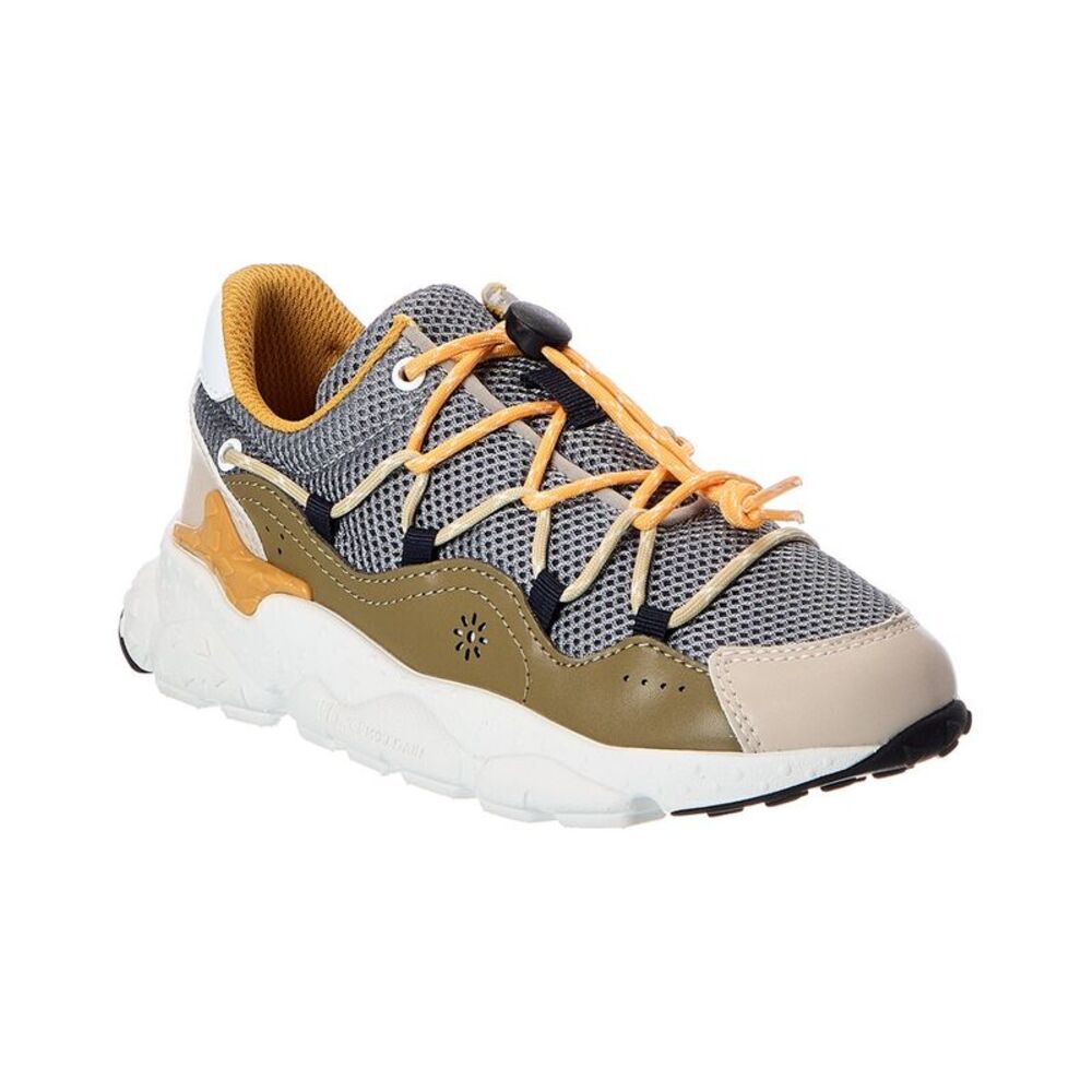 Naturino Raikiri Junior Leather & Mesh Sneaker, Beige